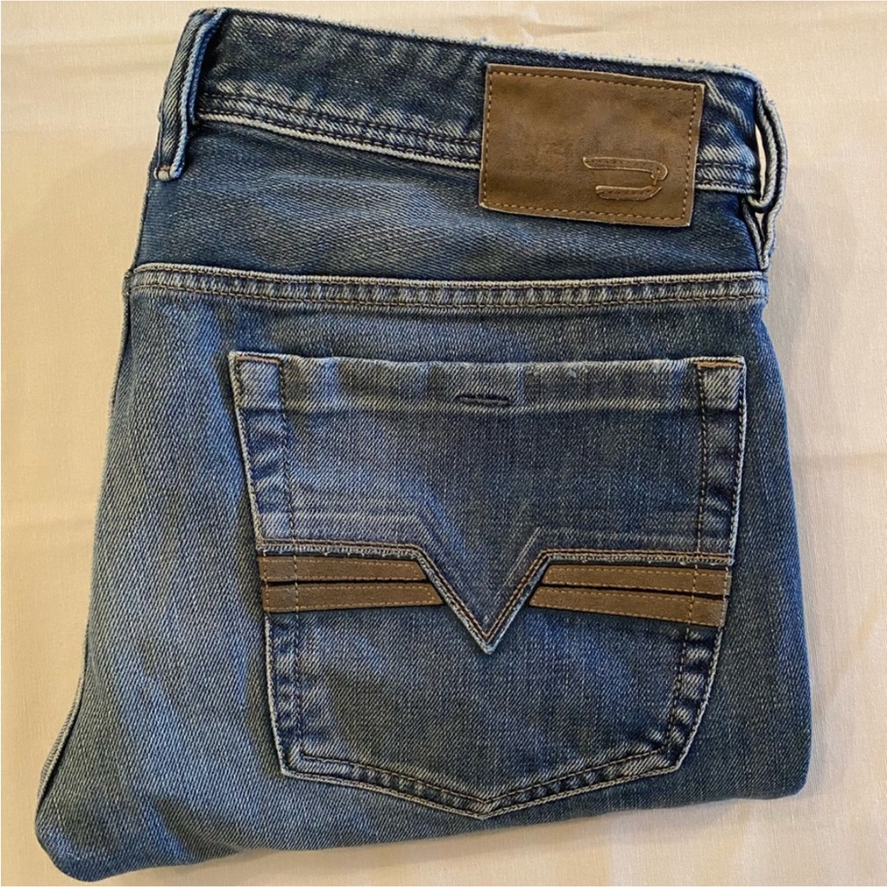 Diesel Industry Y2K Men’s Zatiny Regular Bootcut Jeans - 2010 (36X32)